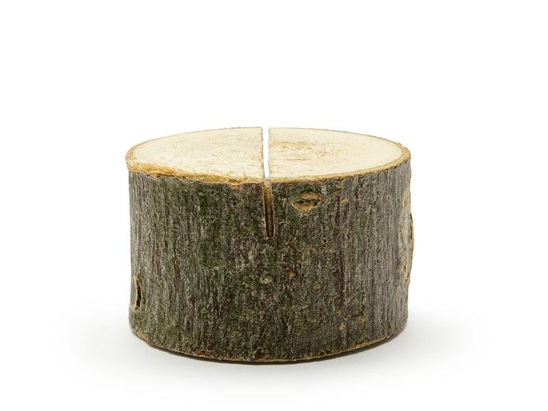 Tischkartenhalter aus Holz, Durchmesser 3-4cm (1 VPE / 10 Stk.) - FeierGlanz